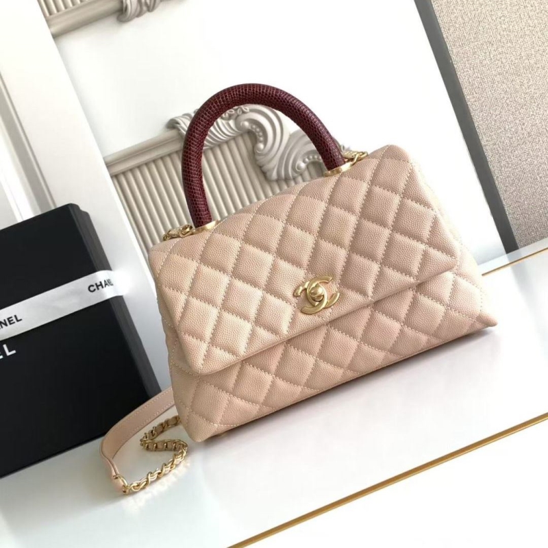 Ch**el top handle bags